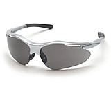 Image of Pyramex Fortress Safety Glasses - Gray Lens, Silver Frame
