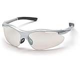 Image of Pyramex Fortress Safety Glasses - Indoor/Outdoor Mirror Lens, Silver Frame -