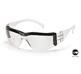 Image of Pyramex Intruder Safety Glasses - Clear Frame w/Foam Padding/Clear-Hardcoated Anti-fog Lens