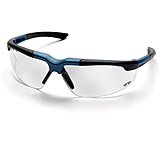Image of Pyramex Reatta Safety Glasses - Clear Lens, Blue-Charcoal Frame