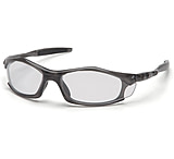 Image of Pyramex Solara Safety Glasses - Clear Lens, Trans Gray Frame