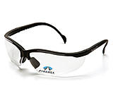 Image of Pyramex V2 Readers Glasses - Clear + 1.5 Lens, Black Frame