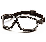 Image of Pyramex V2G Safety Glasses - Clear Anti-Fog Lens, Black Frame