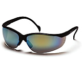 Image of Pyramex Venture II Safety Glasses - Gold Mirror Lens, Black Frame