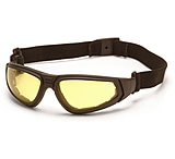 Image of Pyramex XSG Safety Glasses - Amber Anti-Fog Lens, Black Frame