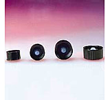 Image of Qorpak Black Phenolic Screw Caps, Poly-Seal Liner, Qorpak 5069/12, Pack of 12