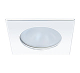 Image of Quick Blake XP Downlight 4W LED Round Light w/ Square White Bezel