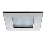 Image of Quick Marina XP Downlight 6W LED Round Light w/ Square Stainless Bezel