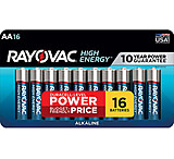 Rayovac AA HIGH ENERGY Alkaline Batteries Silver/Blue 1.5 Volts 2,700 mAh 16 Single Pack, 81516LT03