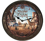 Image of River's Edge 15in. Diameter Metal Clock