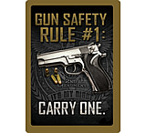 Image of River's Edge Sign 12"x17" "gun Safety"