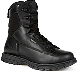 Image of Rocky Boots Portland 8'' Black Side Zip Waterproof Public Service Boot