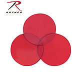 Image of Rothco Mini Army Style Flashlight Red Lenses