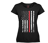 Image of Rothco Womens Thin Red Line Longer T-Shirt