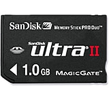Image of SanDisk 1GB Ultra II Pro Duo Memory Stick SDMSPDH1024901