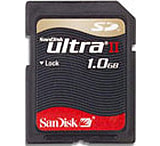 Image of SanDisk 1GB Ultra II Secure Digital Memory Card SDSDH1024901