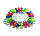 Image of Scientific Ind Horizontal Microtube Holder SI-H524