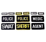 Image of BlackHawk Sheriff Patch W/Velcro (2X4.5) (10900022) Black/Gold 90SP00BK
