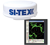 Image of Si-Tex MDS-8R Radar Sensor Package Includes 2kW/24nm Radome Antenna, 33' Cable &amp; P-Sea Software