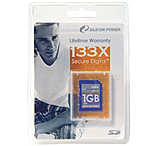 Image of Silicon Power Secure Digital 133X Hi-Speed Memory Card - 1GB / 2GB