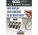 Image of SOG Specialty Knives &amp; Tools Key 4 Knife Countertop Display