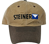 Image of Steiner Logo Hat - Embroidered Steiner Logo, Brown with Black Bill