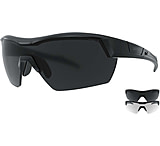 STNGR Lo-Drag Ballistic Sunglasses, Matte Black/Smoke/Clear,Non-Polarized, Medium/Large, 6K-8O41-JV3L