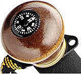 Image of StoneyPoint E-108 Wood Knob w/ Compass for Staff