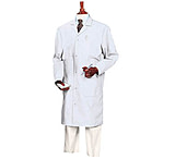 Image of Superior Uniform Unisex Microstat ESD Lab Coats, WORKLON 424-M White Short Coats