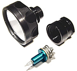 Image of SureFire KT1-BK 6V Black Anodized Flashlight TurboHead Conversion Kit for Z2, C2, 6P Flashlights