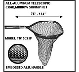 Image of Tackle Factory Aluminum Poly Crab Net W/Telecpng