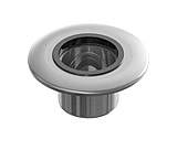 Image of TACO Marine Z10-4097POL Stainless Steel Flush Mount Pedestal Table Base For 3in Post 8.625in Base