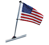 Image of Taylor Made Pontoon 30" Flag Pole Mount &amp; 16" x 24" US Flag