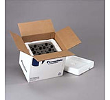 Image of Tegrant Thermosafe ThermoSafe Foam Vial Shippers, ThermoSafe Brands 480-413 Shippers For 28 Mm Vials 12-Vial Shipper, Case of 8
