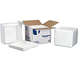 Image of Tegrant Thermosafe ThermoSafe Insulated Shippers, Expanded Polystyrene, ThermoSafe Brands 617UPS Assembled Foam Unit In Corrugated Carton, Case of 12