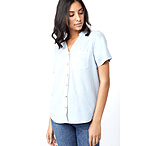 Image of Tentree Pecan Short Sleeve Button Up EV2 - Women's