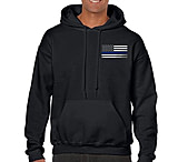 Image of Thin Blue Line Hoodie - American Flag