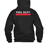 Image of Thin Blue Line Hoodie - Thin Red Line Flag - Fire Department TBL-Red-H