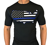 Image of Thin Blue Line Performance USA Compression Shirt - Men's