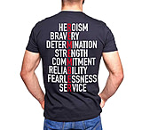 Image of Thin Blue Line Shirt - Remember, Thin Red Line