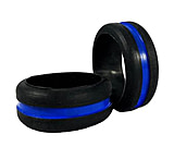 Image of Thin Blue Line Silicone Ring - Women's