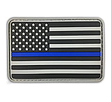 Image of Thin Blue Line Morale Patch - Thin Red Line American