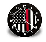 Image of Thin Blue Line American Flag Clock