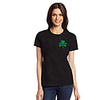 Image of Thin Blue Line Women's T-shirt, Shamrock, Thin Red Line