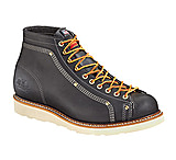 Image of Thorogood Mens American Heritage Wedges 6in Black Lace-to-Toe Roofer Non-Safety