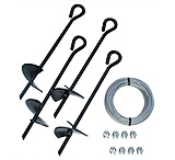 Image of Tie Down Engineering 59075 Eye Anchor Kit Storage Building