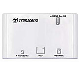 Image of Transcend All-in-1 Multi Card Reader - CompactFlash Type I, CompactFlash Type II, Microdrive, Secure Digital (SD) Card, miniSD Card, miniSD High Capacity (miniSDHC)