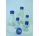 Image of Triforest Erlenmeyer Flasks, Polycarbonate, Sterile FPC0500S Flat Base