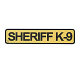 Image of 5ive Star Gear - Morale Patch, Sheriff K-9, Gold/Black 1 3/4 X 8