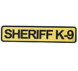 Image of 5ive Star Gear - Morale Patch, Sheriff K-9, Grey/Black 1 3/4 X 8